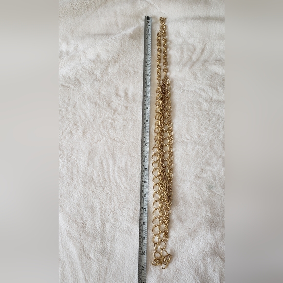 Gold Layered Necklace - Picture 5 of 8